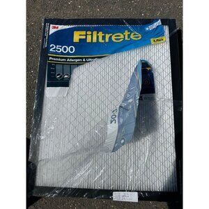 Filtrete 2500 20x25x1 - 4 pack - plastic‎ torn but unused